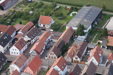 Vue oblique de Saarstraße à Kandel dans le département Rhénanie-Palatinat, Allemagne