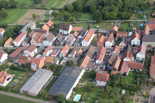 Saarstraße à Kandel dans le département Rhénanie-Palatinat, Allemagne hors des airs