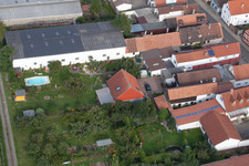 Saarstraße à Kandel dans le département Rhénanie-Palatinat, Allemagne vue d'en haut