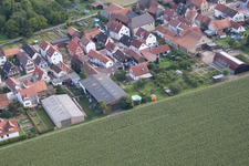 Enregistrement par drone de Saarstraße à Kandel dans le département Rhénanie-Palatinat, Allemagne