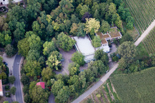 Vue aérienne de Locaux de l'entreprise SEKA Schutzbeventil GmbH avec halls, bâtiments d'entreprise et installations de production à le quartier Wollmesheim in Landau in der Pfalz dans le département Rhénanie-Palatinat, Allemagne