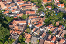 Photographie aérienne de Mairie de l'administration de la ville à Oberhausen dans le département Rhénanie-Palatinat, Allemagne