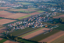 Quartier Mörlheim in Landau in der Pfalz dans le département Rhénanie-Palatinat, Allemagne vu d'un drone