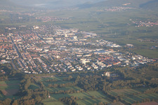Vue aérienne de Landau in der Pfalz dans le département Rhénanie-Palatinat, Allemagne