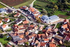 Vue aérienne de Terrasses du Palatinat du Sud dans le quartier de Gleishorbach à le quartier Gleiszellen in Gleiszellen-Gleishorbach dans le département Rhénanie-Palatinat, Allemagne