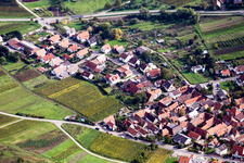 Vue aérienne de Cellules de suivi-Gleishohrbach à le quartier Gleishorbach in Gleiszellen-Gleishorbach dans le département Rhénanie-Palatinat, Allemagne