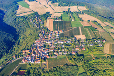 Battenberg dans le département Rhénanie-Palatinat, Allemagne vue du ciel