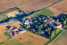 Quirnheim dans le département Rhénanie-Palatinat, Allemagne d'en haut