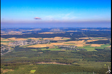 Vue aérienne de Daxweiler dans le département Rhénanie-Palatinat, Allemagne
