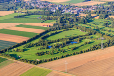 Vue aérienne de Club de golf Mönchengladbach-Wanlo eV à le quartier Wanlo in Mönchengladbach dans le département Rhénanie du Nord-Westphalie, Allemagne