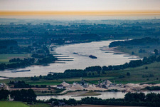 Vue aérienne de Persingen dans le département Gueldre, Pays-Bas