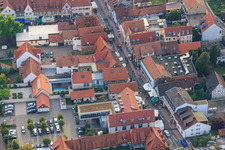Vue aérienne de Fête de la ville 2011 à Kandel dans le département Rhénanie-Palatinat, Allemagne