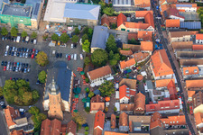 Vue oblique de Fête de la ville 2011 au Plätzel à Kandel dans le département Rhénanie-Palatinat, Allemagne