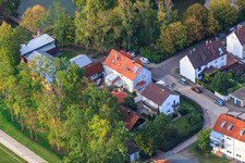 Vue aérienne de Coin Am Schwanenweiher / Elsässer Straße à Kandel dans le département Rhénanie-Palatinat, Allemagne