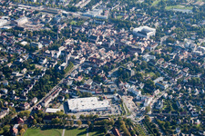 Vue aérienne de Mon vrai à Ettlingen dans le département Bade-Wurtemberg, Allemagne