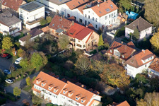 Enregistrement par drone de Bismarckstr à Kandel dans le département Rhénanie-Palatinat, Allemagne