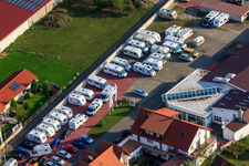 Photographie aérienne de Dacia Minfeld Autohaus Frey GmbH & Co. KG à Minfeld dans le département Rhénanie-Palatinat, Allemagne