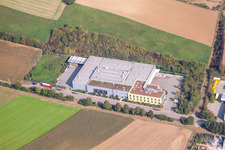Vue aérienne de Services d'inspection VCray à le quartier Dühren in Sinsheim dans le département Bade-Wurtemberg, Allemagne