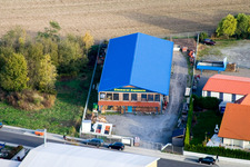 Vue aérienne de Nordring, menuiserie Zupancic à Rülzheim dans le département Rhénanie-Palatinat, Allemagne