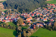 Vue aérienne de Quartier Schlüsselau in Frensdorf dans le département Bavière, Allemagne