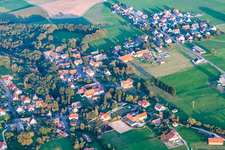 Vue aérienne de Quartier d'Oberwalz à le quartier Oberwaiz in Eckersdorf dans le département Bavière, Allemagne