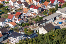Vue aérienne de Règlement de Garden City à Kandel dans le département Rhénanie-Palatinat, Allemagne