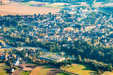 Vue aérienne de Quartier Neulauterburg in Lauterbourg dans le département Bas Rhin, France