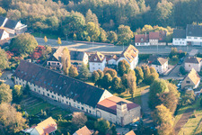 Vue oblique de Quartier Neulauterburg in Lauterbourg dans le département Bas Rhin, France