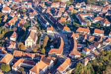 Quartier Neulauterburg in Lauterbourg dans le département Bas Rhin, France hors des airs