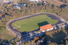 Vue aérienne de TC Louterbourg à le quartier Neulauterburg in Lauterbourg dans le département Bas Rhin, France
