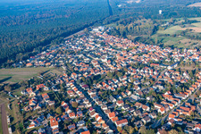 Vue oblique de Berg dans le département Rhénanie-Palatinat, Allemagne