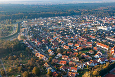 Image drone de Jockgrim dans le département Rhénanie-Palatinat, Allemagne