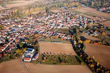 Photographie aérienne de Quartier Ingenheim in Billigheim-Ingenheim dans le département Rhénanie-Palatinat, Allemagne