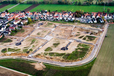 Vue aérienne de Nouvelle zone de développement Höhenweg à Kandel dans le département Rhénanie-Palatinat, Allemagne