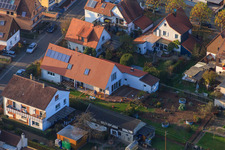 Enregistrement par drone de Waldstr à Kandel dans le département Rhénanie-Palatinat, Allemagne