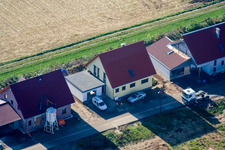 Photographie aérienne de Nouvelle zone de développement Brotäcker, Ahornweg à Steinweiler dans le département Rhénanie-Palatinat, Allemagne
