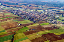 Photographie aérienne de Du nord-ouest à Kandel dans le département Rhénanie-Palatinat, Allemagne