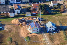 Photographie aérienne de Nouvelle zone de développement Im Holderbusch à Minfeld dans le département Rhénanie-Palatinat, Allemagne
