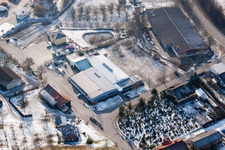 AVN GmbH à le quartier Neuenbürg in Kraichtal dans le département Bade-Wurtemberg, Allemagne vue d'en haut