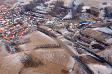 Quartier Neuenbürg in Kraichtal dans le département Bade-Wurtemberg, Allemagne depuis l'avion