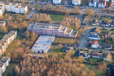 Photographie aérienne de Ecole professionnelle Germersheim/Wörth, emplacement de Wörth à Wörth am Rhein dans le département Rhénanie-Palatinat, Allemagne