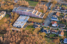 Vue oblique de Ecole professionnelle Germersheim/Wörth, emplacement de Wörth à Wörth am Rhein dans le département Rhénanie-Palatinat, Allemagne