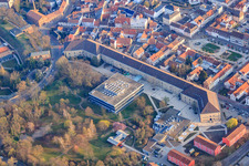 Photographie aérienne de Campus universitaire FTSK Germersheim à Germersheim dans le département Rhénanie-Palatinat, Allemagne