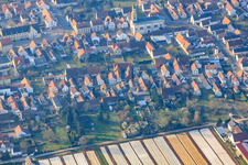 Photographie aérienne de Kautzengasse à Lingenfeld dans le département Rhénanie-Palatinat, Allemagne