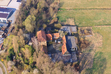 Photographie aérienne de Bartelsmühle à le quartier Minderslachen in Kandel dans le département Rhénanie-Palatinat, Allemagne