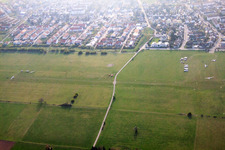 Vue aérienne de Aérodrome de vol à voile de Walldorf à Walldorf dans le département Bade-Wurtemberg, Allemagne