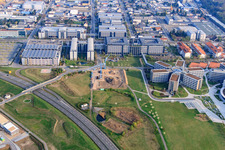 SAP Deutschland SE & Co. KG à Walldorf dans le département Bade-Wurtemberg, Allemagne vue du ciel