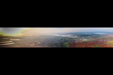 Photographie aérienne de Panorama à Kandel dans le département Rhénanie-Palatinat, Allemagne