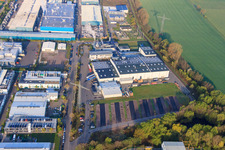 Zone industrielle LANDAU OST avec Rose Druck GmbH à Landau in der Pfalz dans le département Rhénanie-Palatinat, Allemagne d'en haut