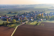 Photographie aérienne de Kleinfischlingen dans le département Rhénanie-Palatinat, Allemagne